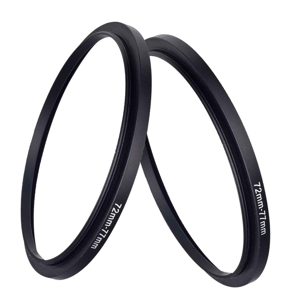 Macro Photography Lighting Kit - 72mm-77mm Step Up Ring Lens Filter