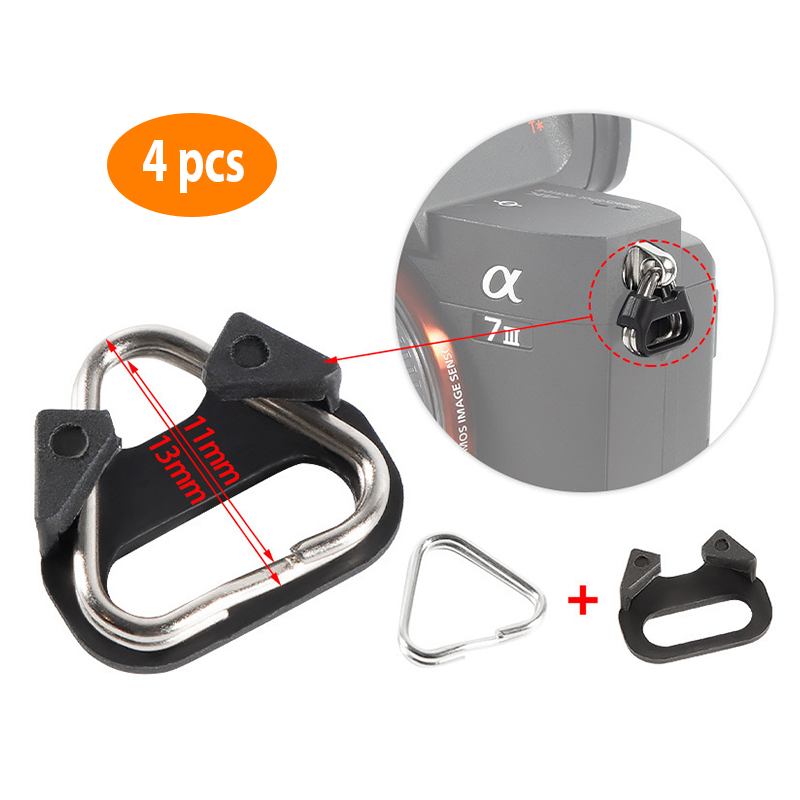 Macro Photography Lighting Kit - 4Pcs Belt Hook Camera Shoulder Strap
