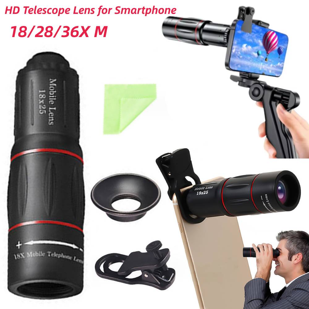 Lighting Effect In Photography - 18/28/36X HD Telephoto Phone lens Camera