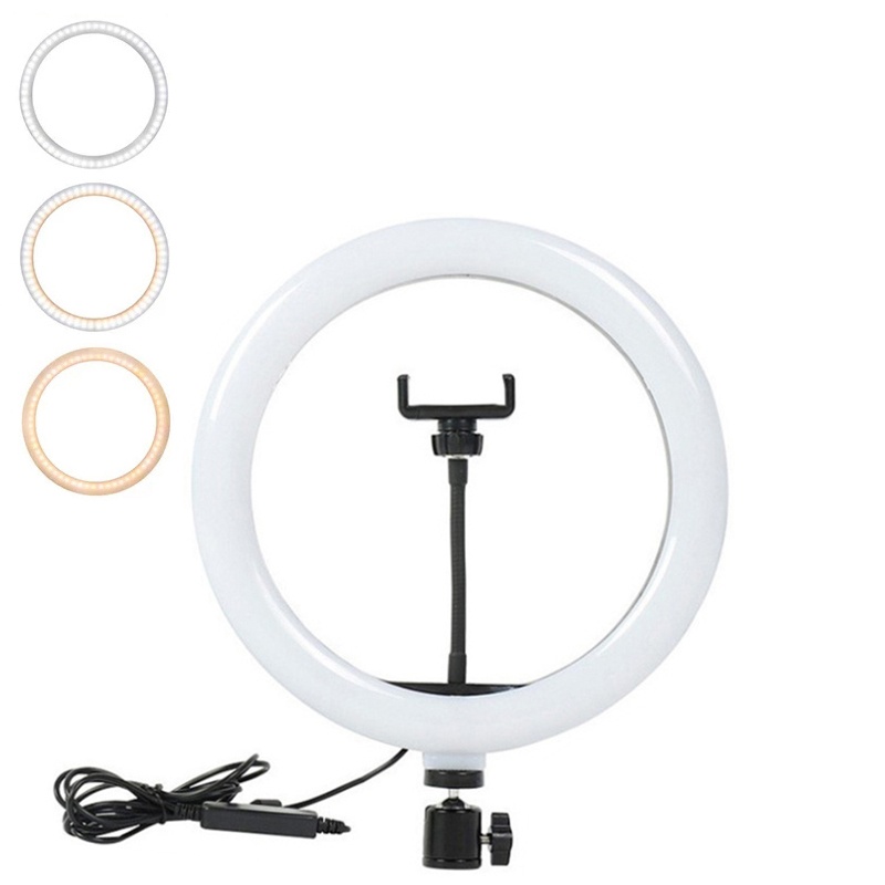 Photography Lighting Continuous - Video Light 16/26/33cm Selfie Ring LED