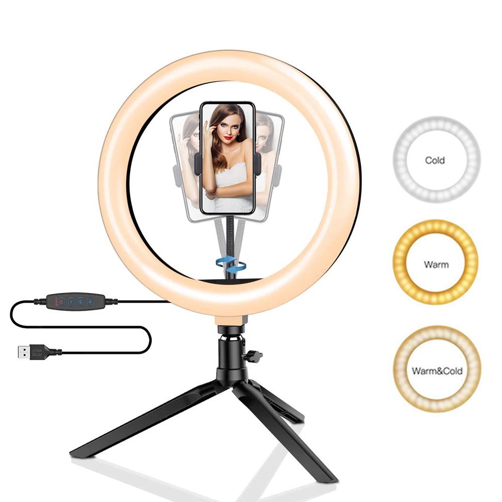 Photography Lighting Continuous - 26cm 10 inch Led Ring Selfie