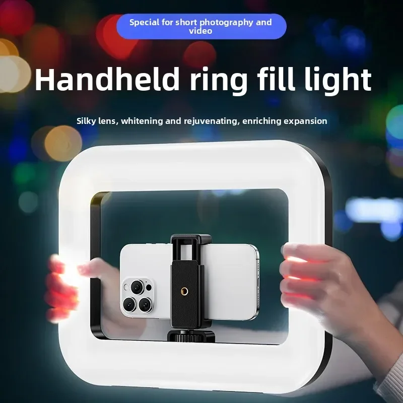 Photography Lighting Continuous - Portable Handheld Ring LED Light New
