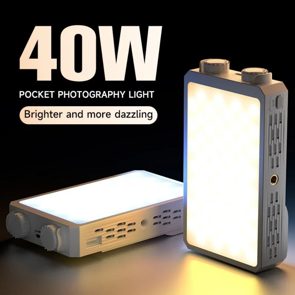 Photography Lighting Color - 40W RGB LED Camera Light 2800-9000K