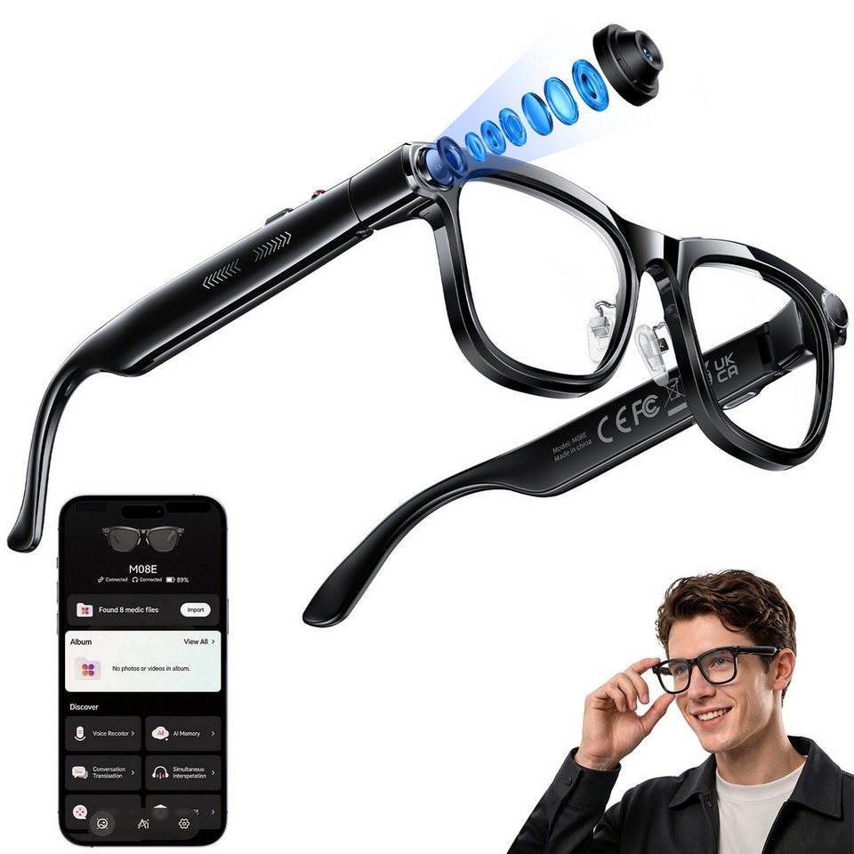 AI Smart Glasses with ChatGPT  - огляд і ціна Photography Lighting Accessories