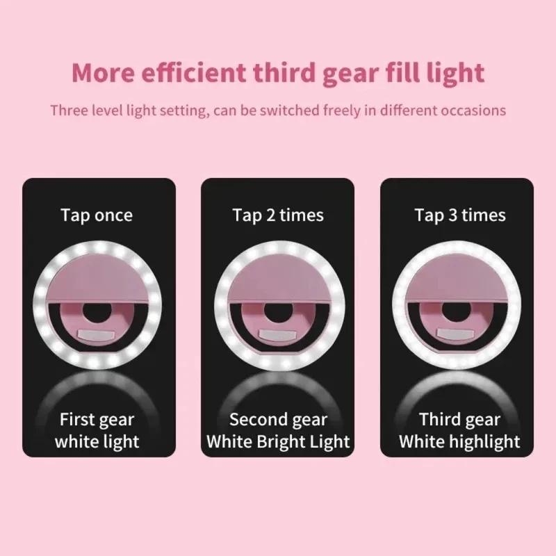 1-4pcs LED Selfie Ring Fill Li - огляд і ціна Photography Lighting Continuous