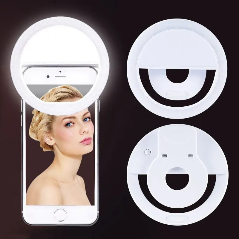 USB Rechargeable LED Selfie Ri - огляд і ціна Photography Lighting Continuous