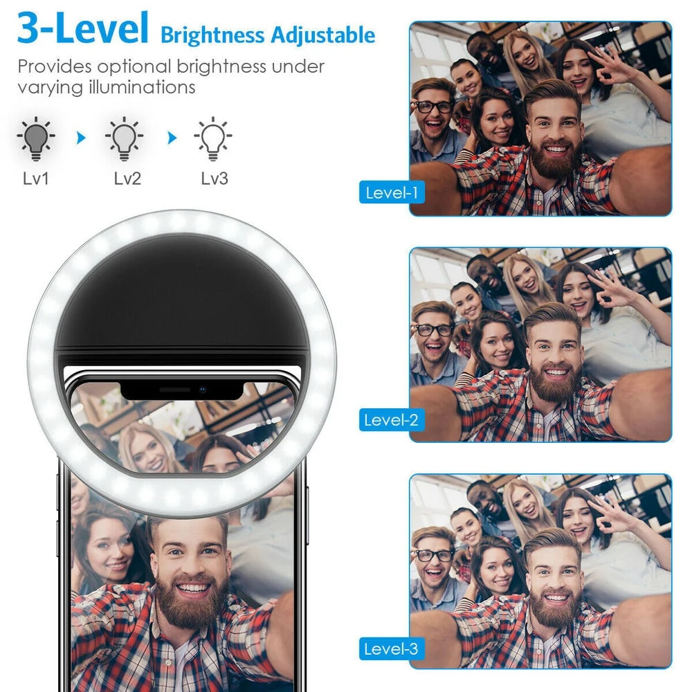 LED Selfie Fill Light USB Char - огляд і ціна Photography Lighting Accessories