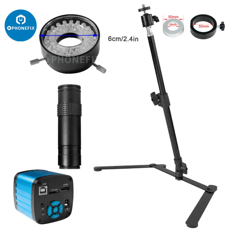 48MP Microscope Camera Set Uni - огляд і ціна Photography Lighting Definition