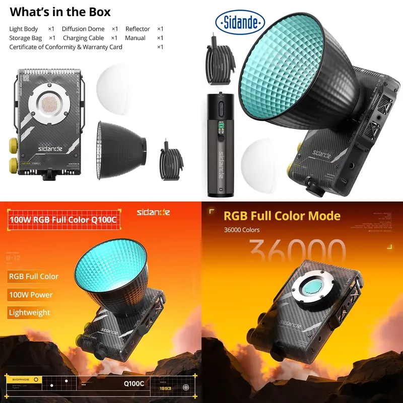 Brand For Sidande Q100C Q100Li - огляд і ціна Photography Lighting Color