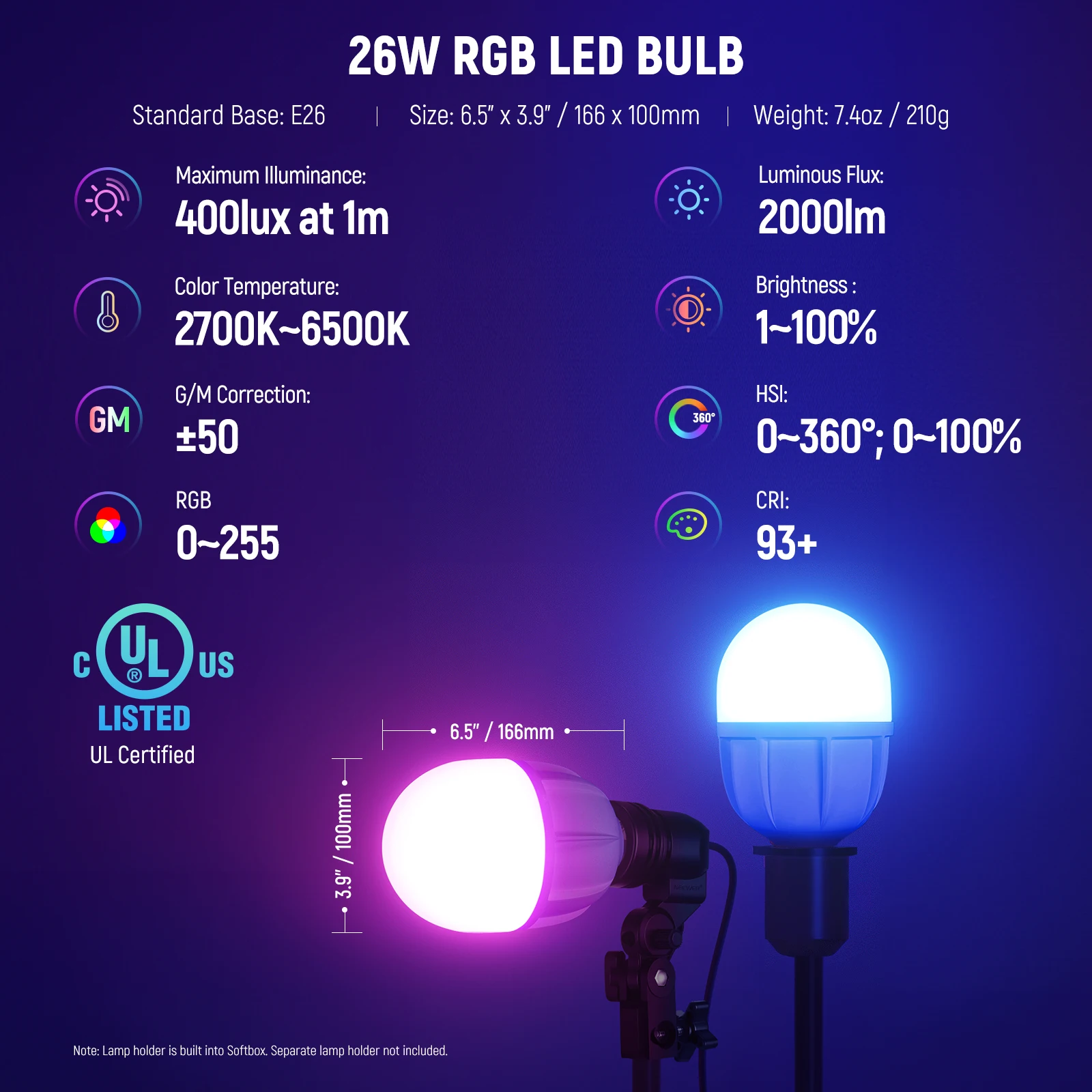 NEEWER RGB Softbox Lighting Ki - огляд і ціна Lighting Effect In Photography