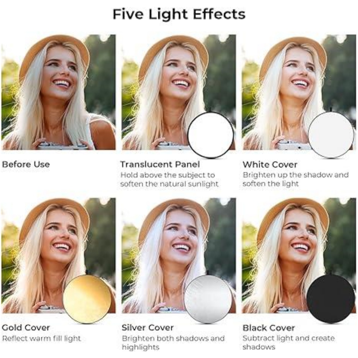 HUANYINGBJB Portable 5 in 1 Ph - огляд і ціна Photography Lighting Diffuser