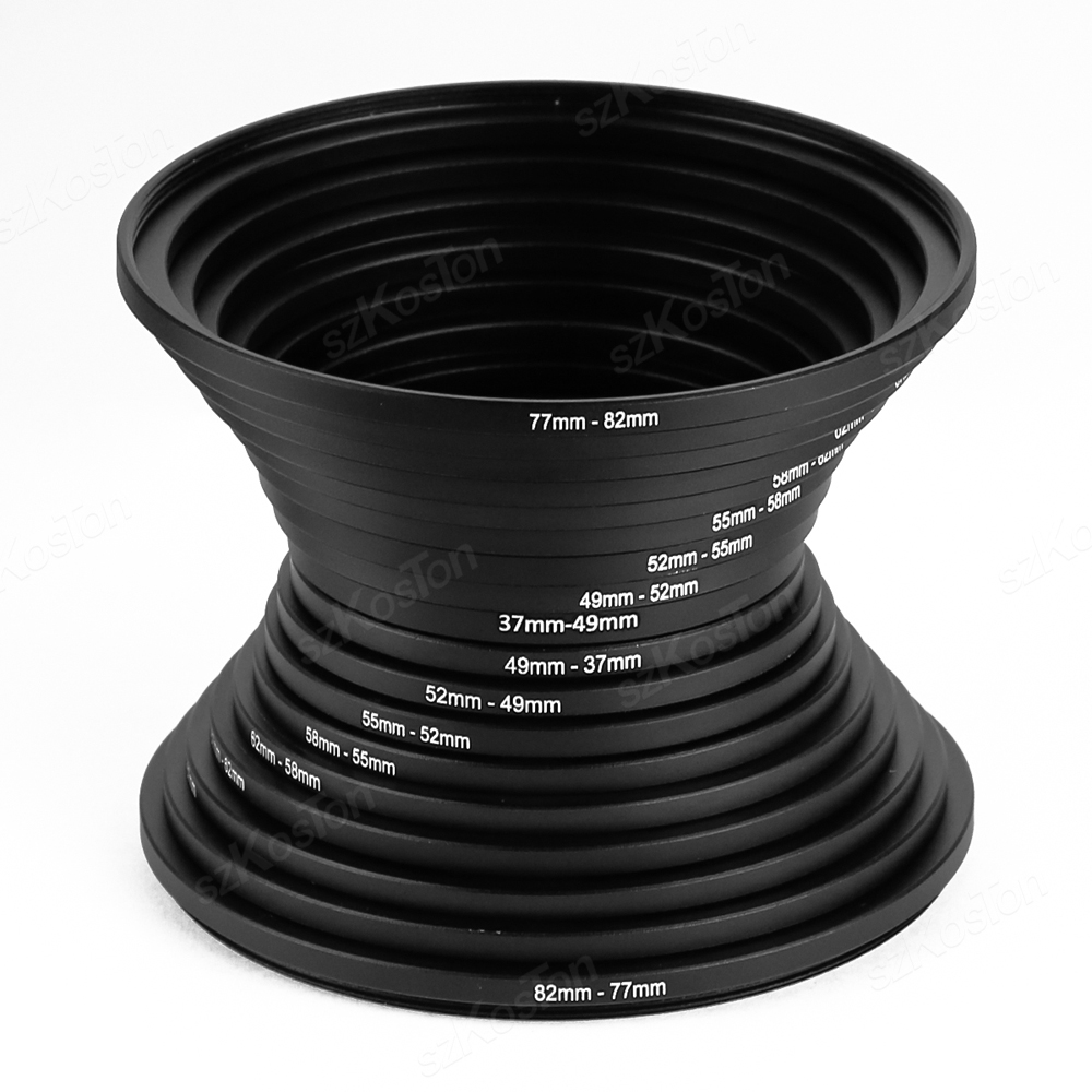 18pcs Camera Lens Filter Step  - огляд і ціна Macro Photography Lighting Kit