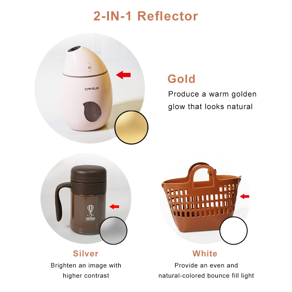 2in1 Round Portable Reflector  - огляд і ціна Photography Lighting Diffuser