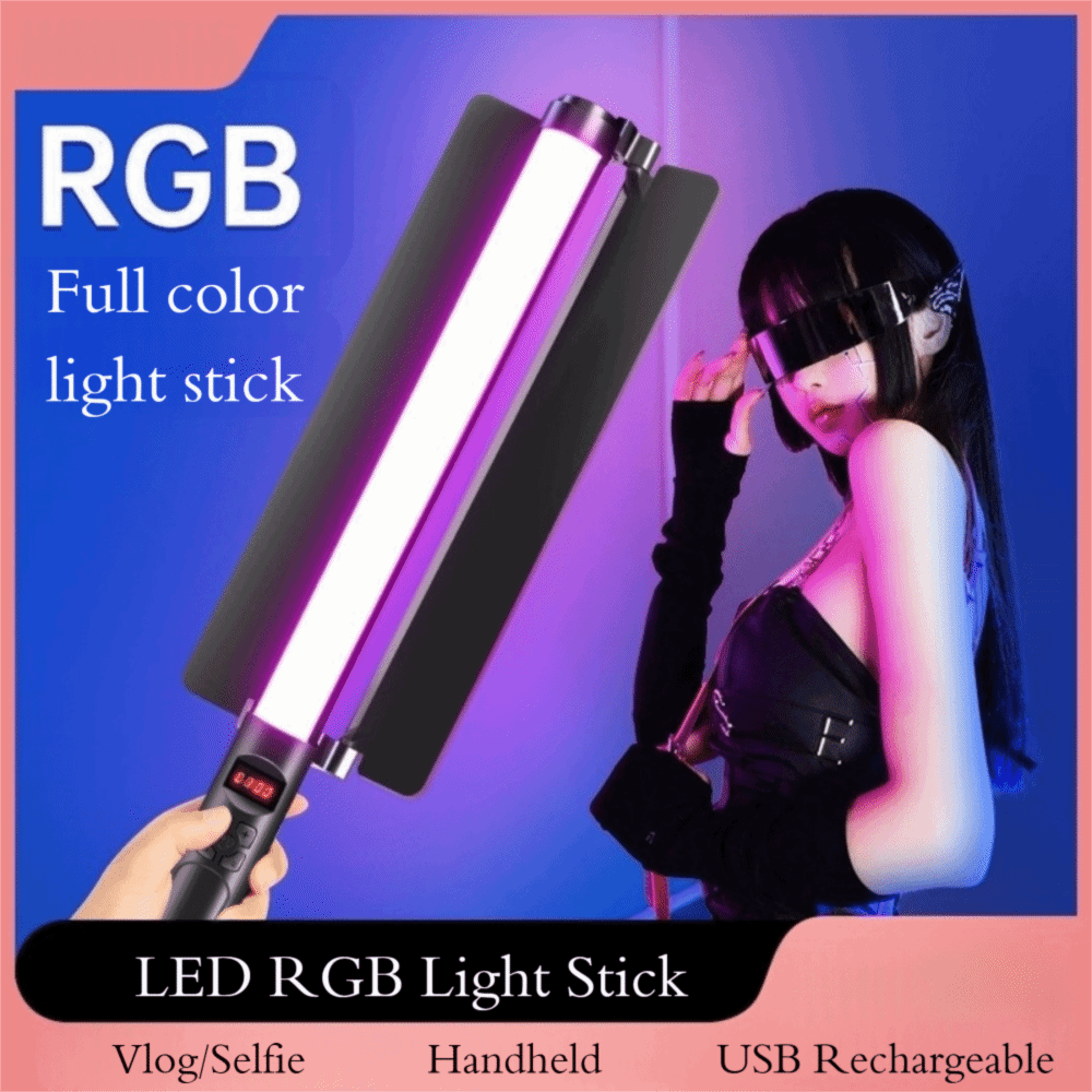 Handheld LED RGB Light Stick C - огляд і ціна Photography Lighting Color