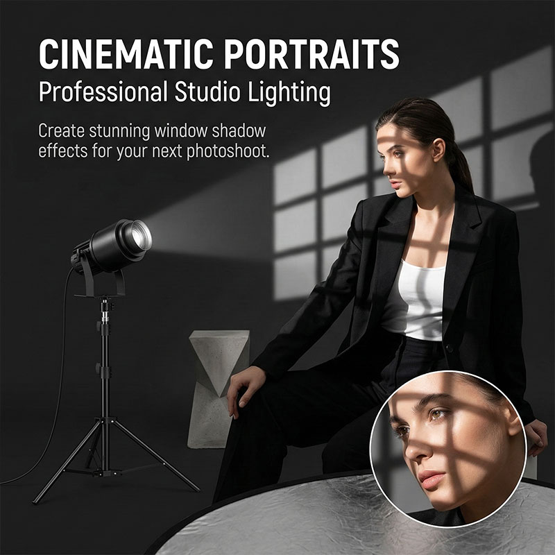 15W Virtual Fake Window Projec - огляд і ціна Photography Lighting No Shadows