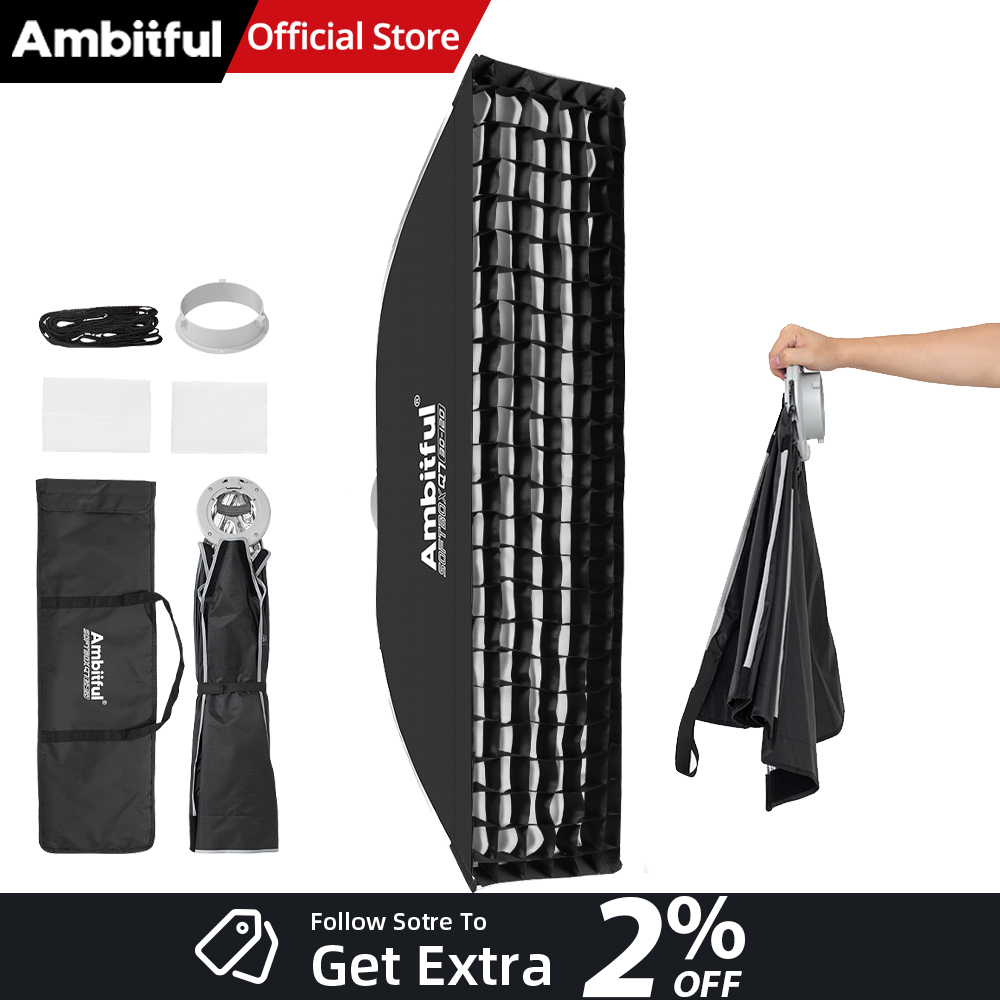 AMBITFUL Q7-II 30*120cm Bowens - огляд і ціна Photography Lighting Grid