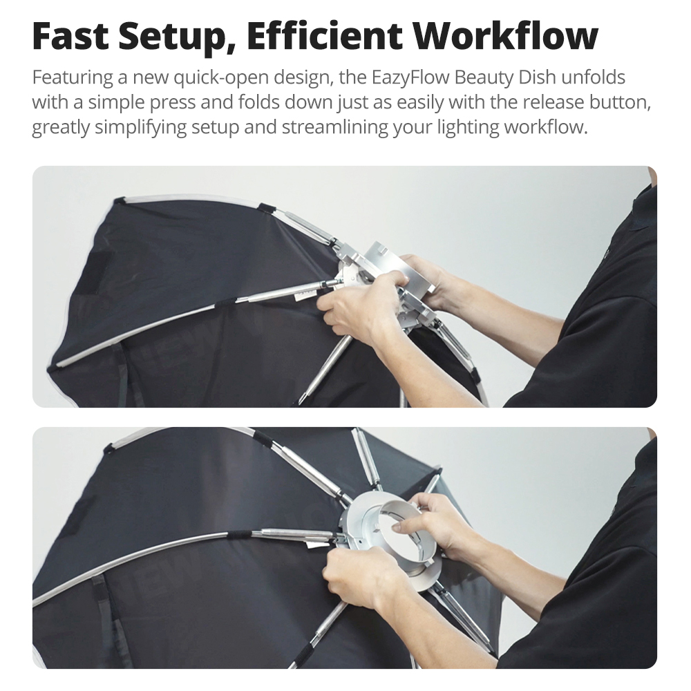 New Godox EazyFlow Beauty Dish - огляд і ціна Photography Lighting With Flash