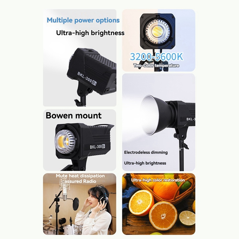 300W Bi LED Video Light, Conti - огляд і ціна Photography Lighting Accessories