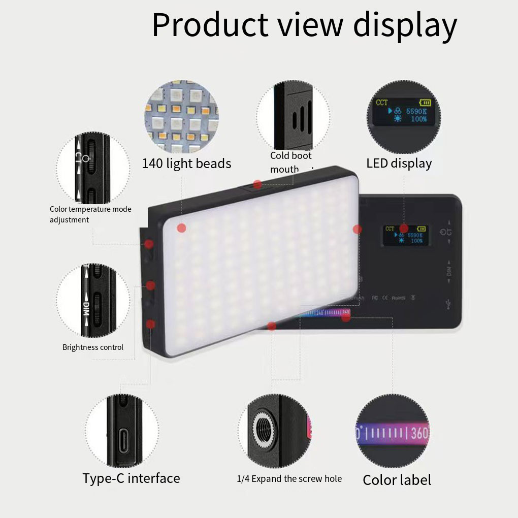 RGB Modes Mini Spotlight Fill  - огляд і ціна Photography Lighting Color