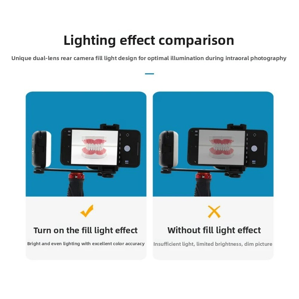 Dental Photography Light, Blue - огляд і ціна Photography Lighting With Flash