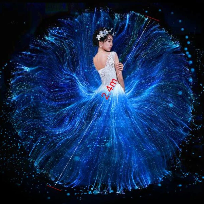 Led Light Glowing Wedding Dres - огляд і ціна Photography Lighting Color