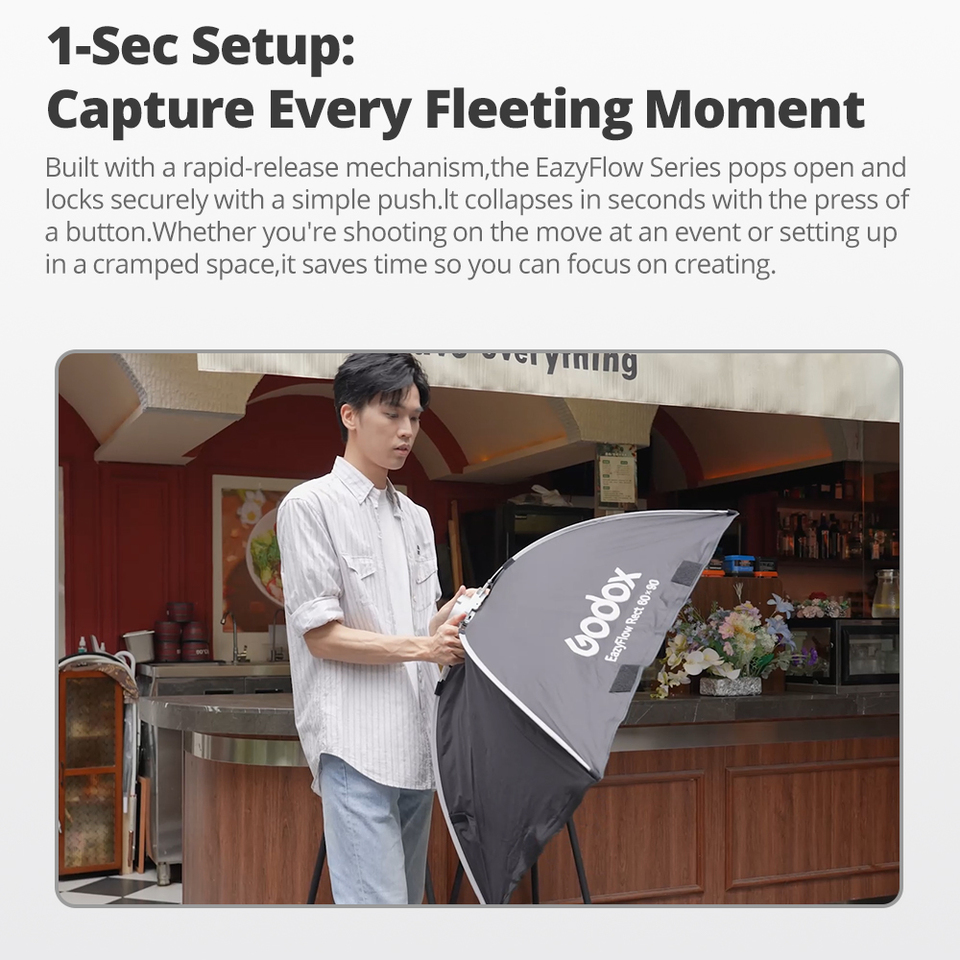 Godox EazyFlow series Foldable - огляд і ціна Photography Lighting Diffuser